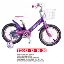 Nuevo estilo de color morado Bicicleta para niños 12 &quot;14&quot; 16 &quot;20&quot;